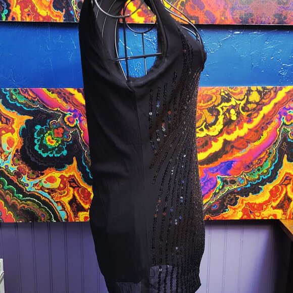 White House Black Market ~ Sz S ~ Sequin Sleeveless Blouse ~ Excellent Condition - Picture 3 of 10